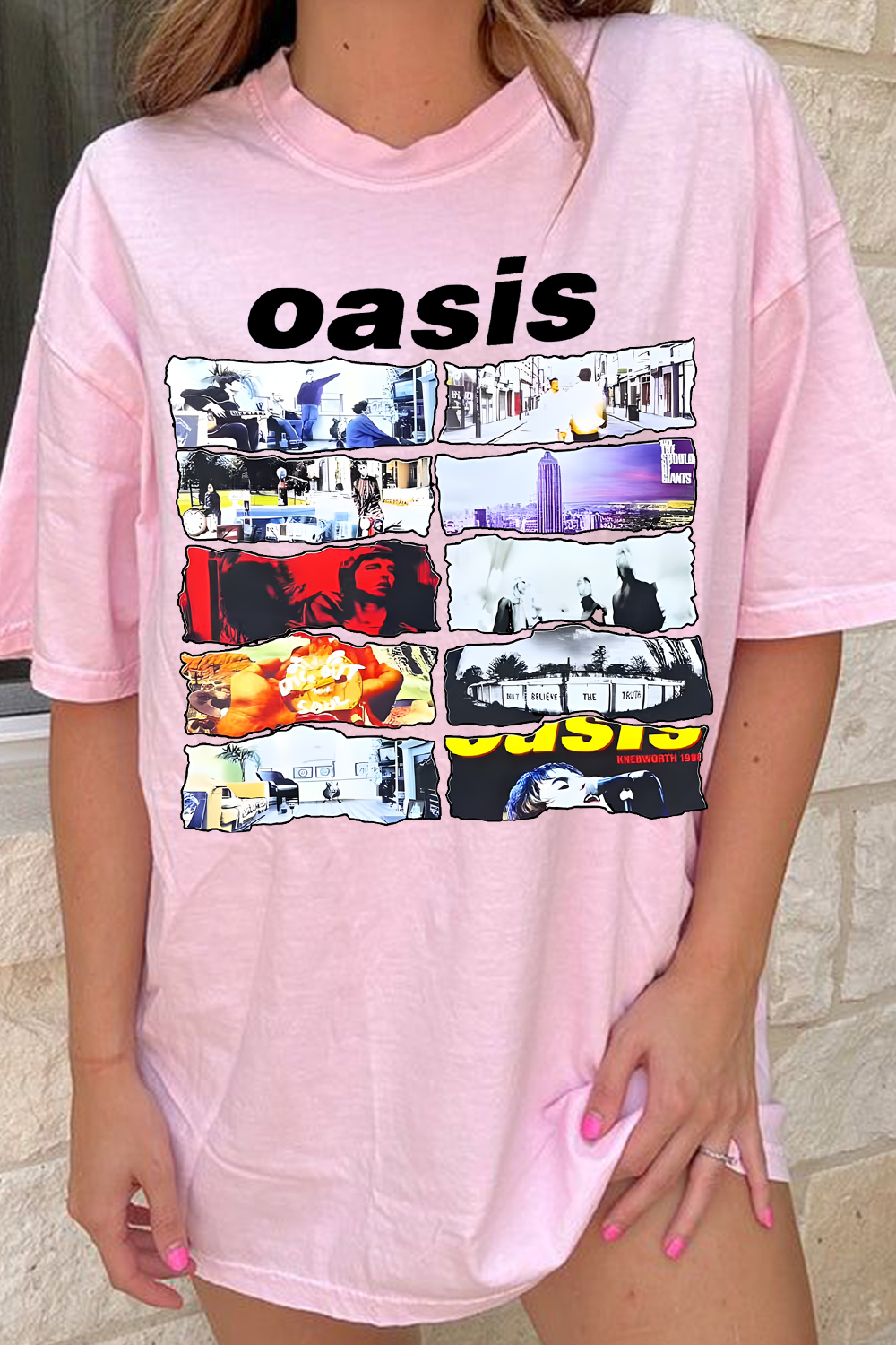 Oasis Unisex T Shirt Definitely Maybe Promo Official Reunion Tour 2025