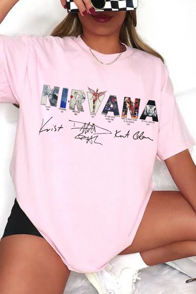 Nirvana shirt For Women