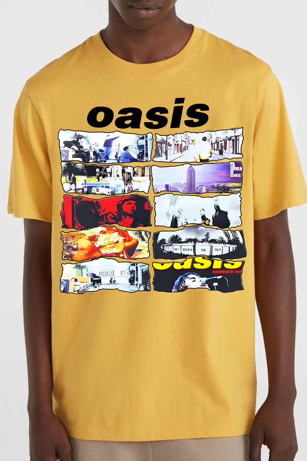 Oasis Unisex T Shirt Definitely Maybe Promo Official Reunion Tour 2025