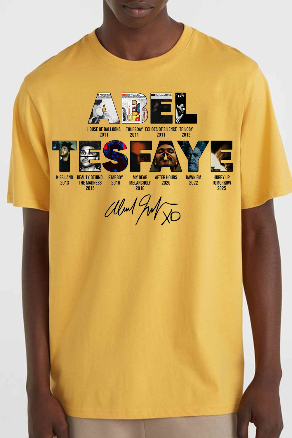 abeltesfaye Theweeknd shirt