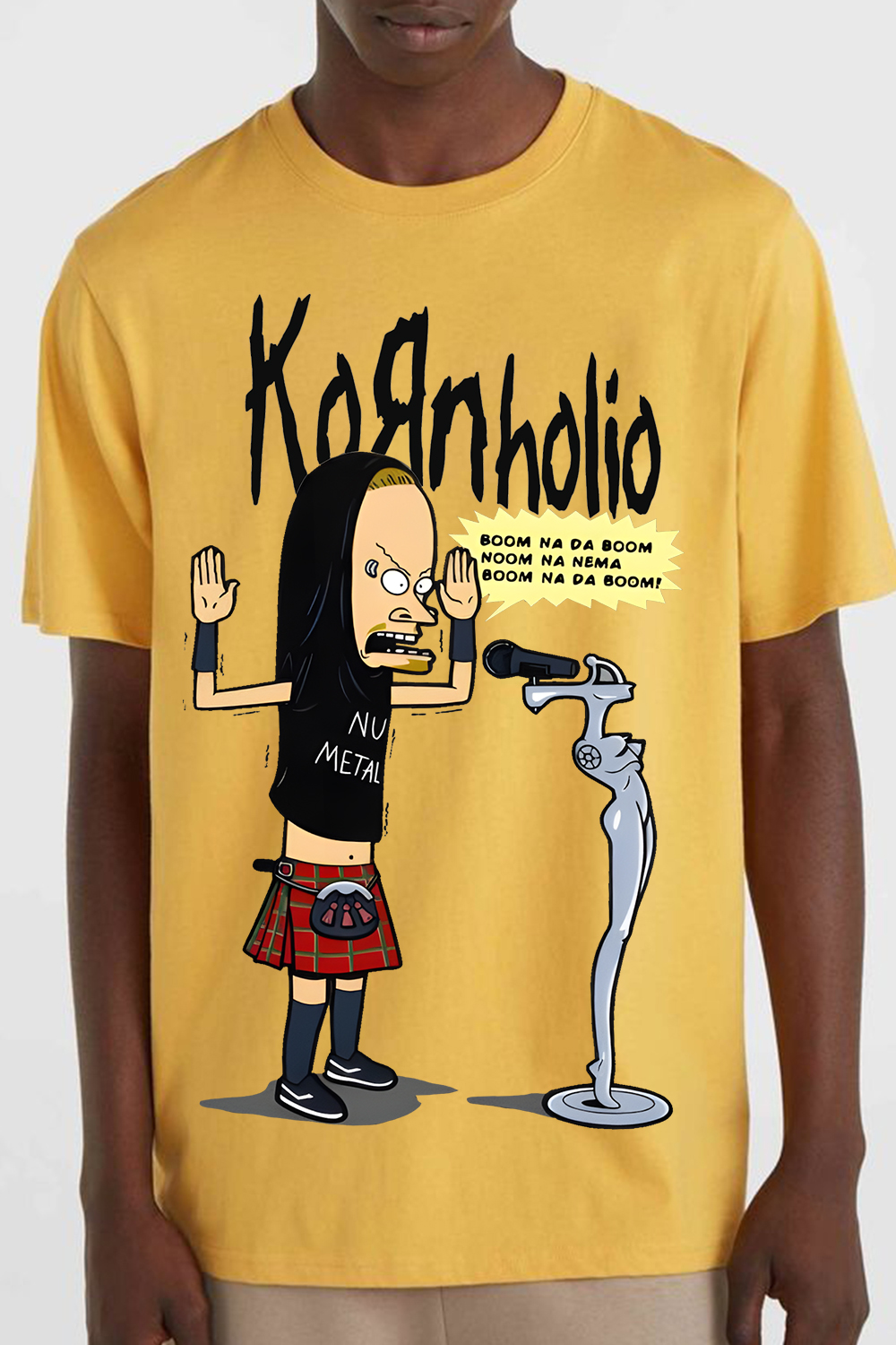 Korn Beavis and Butthead Shirt For Men