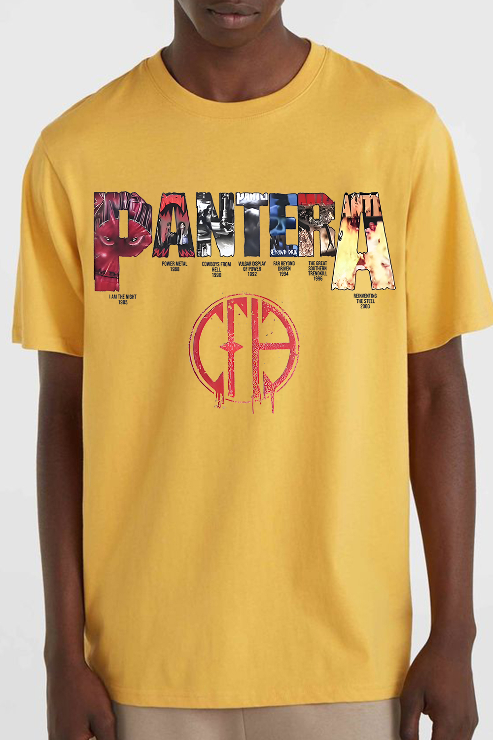 pantera short sleeve men t-shirt