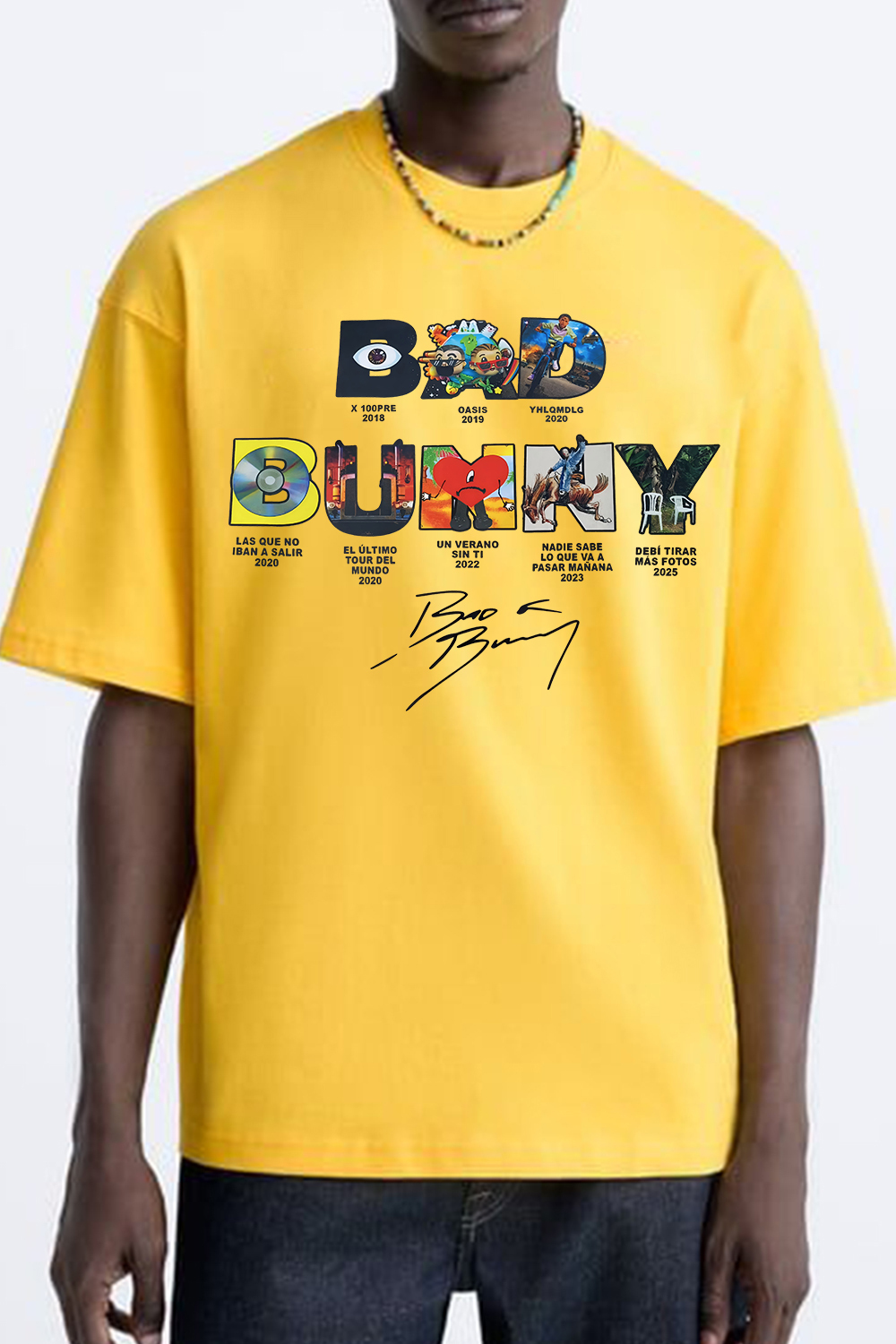 Bad Bunny Concert DTML Album tee For Men