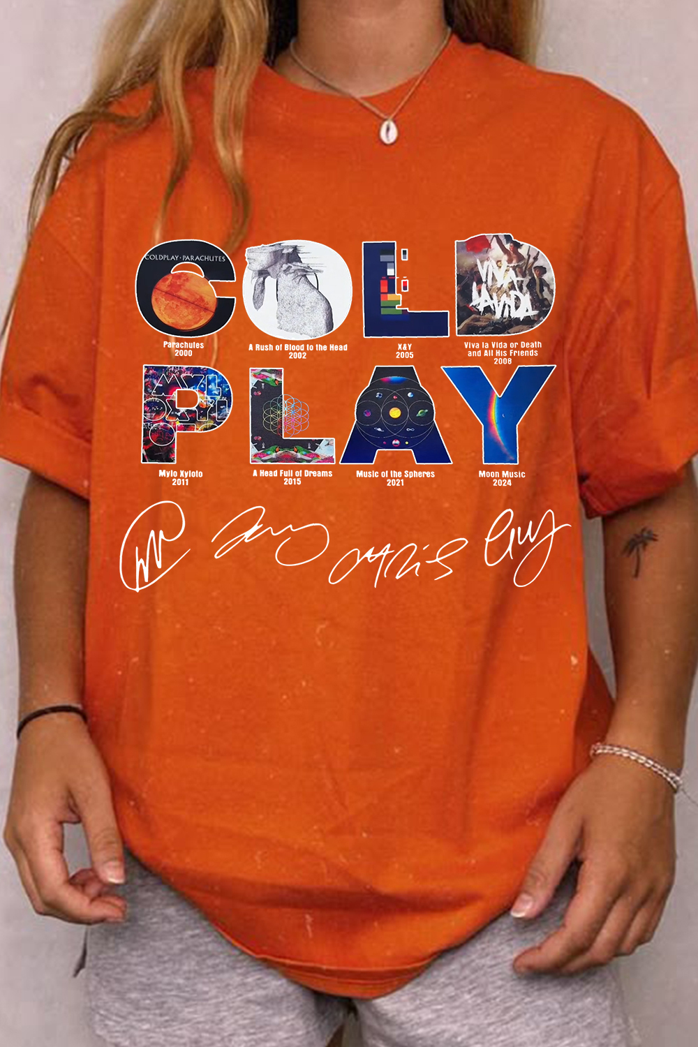 Coldplay shirt For Women