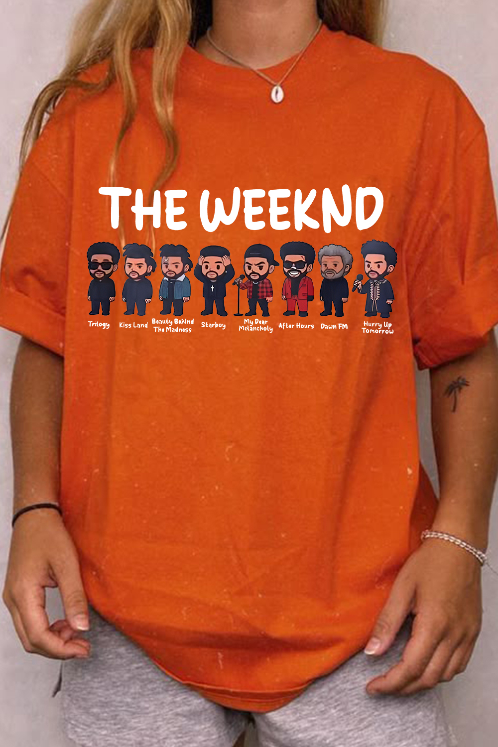Rock The Weeknd tee and shine brighter for women