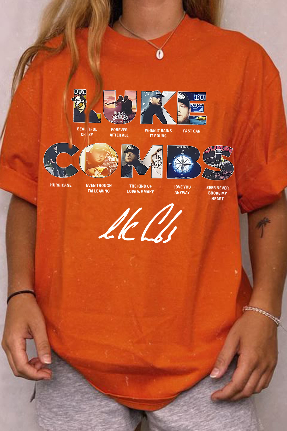 Luke Combs Tee  For Women