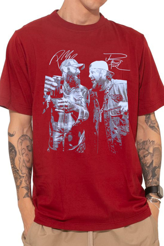 Postmalone&Jellyroll TEE