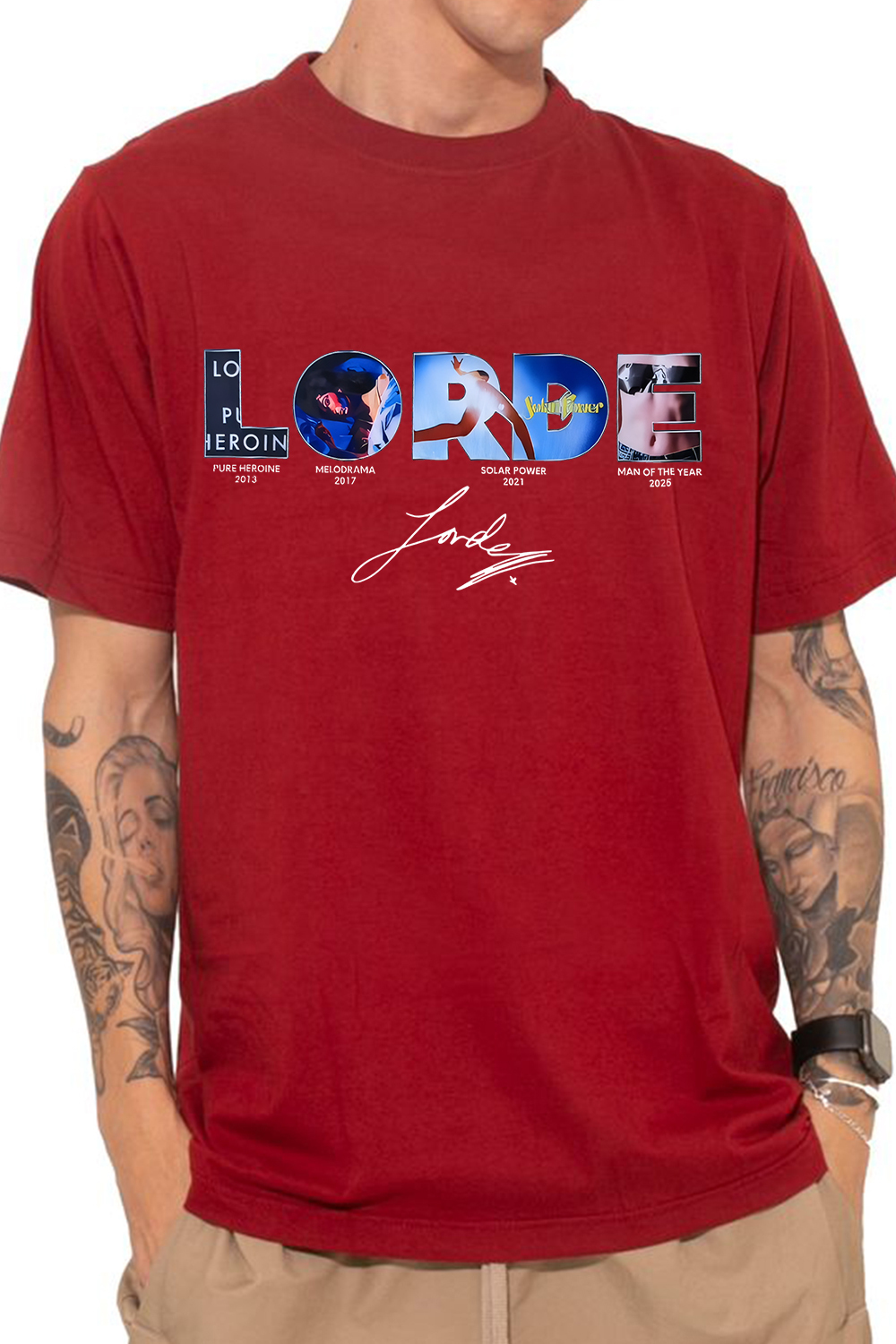 Lorde Full Album T-Shirt