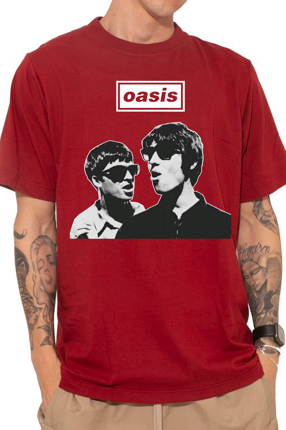 Oasis Unisex T Shirt Definitely Maybe Promo Official Reunion Tour 2025