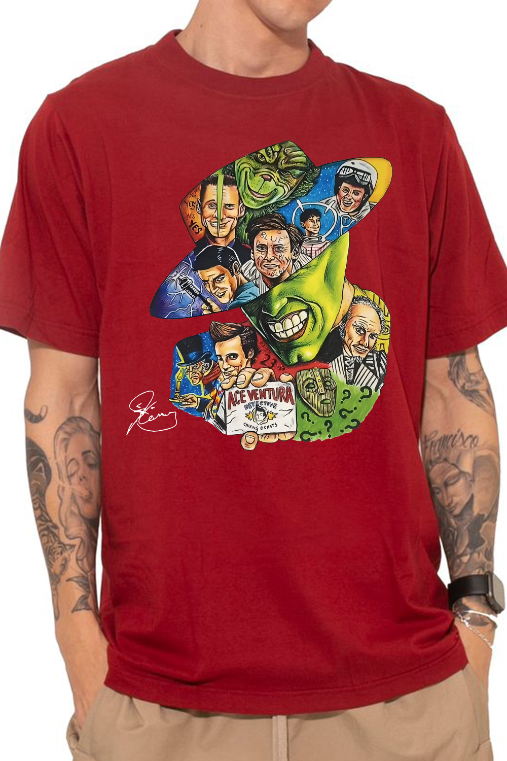 The King of Comedy Movies Jim Carrey Tee For Men