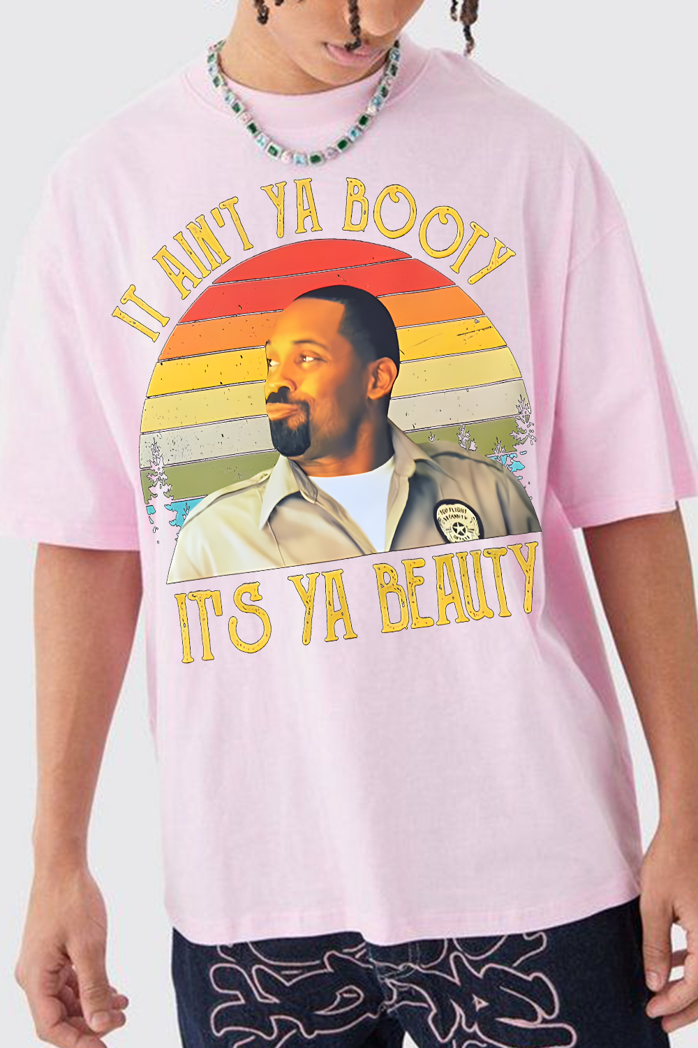 Day-Day It ain't Ya Booty It's Ya Beauty Vintage T-Shirt Friday1995 Movie T-Shirt