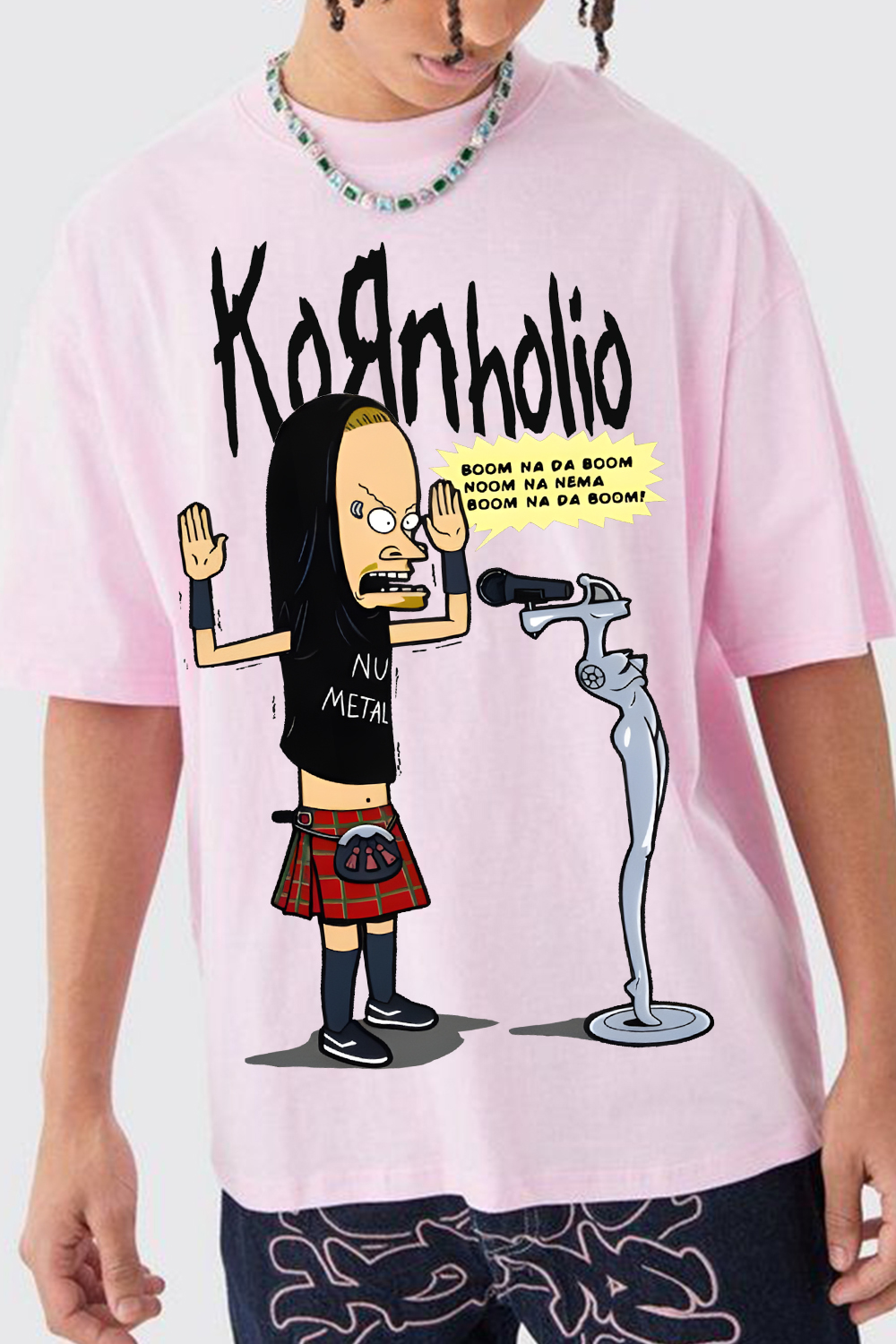 Korn Beavis and Butthead Shirt For Men