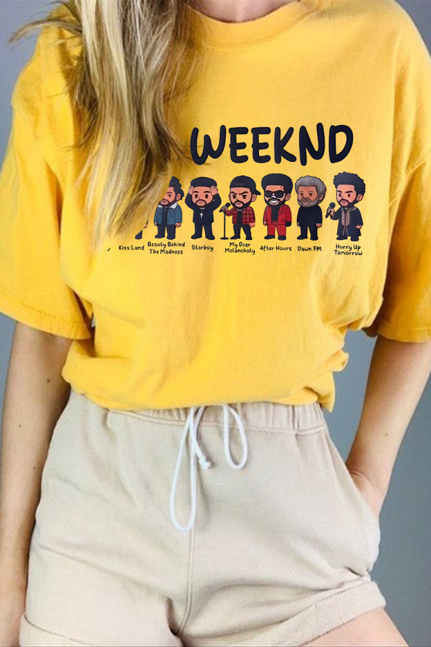 Rock The Weeknd tee and shine brighter for women