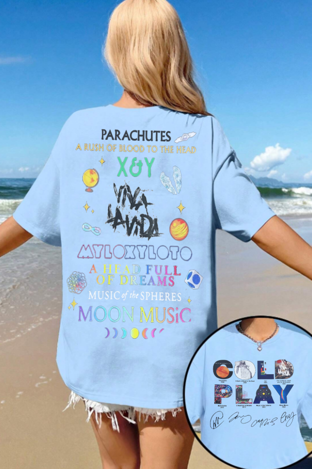 Coldplay shirt Both Side For Women