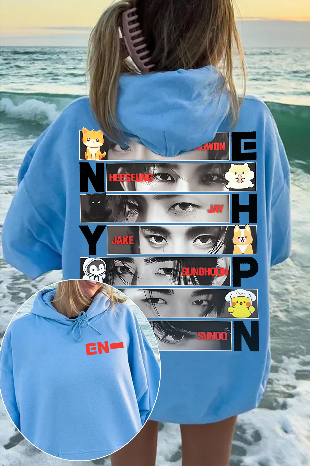 Enhypen 2-Side Fans Hoodie