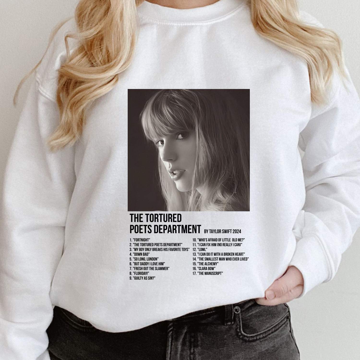 The Tortured Poets Department Crewneck Sweatshirts