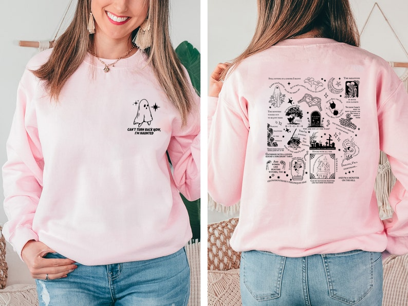 Halloween Lyrics Cute Ghost Sweatshirt