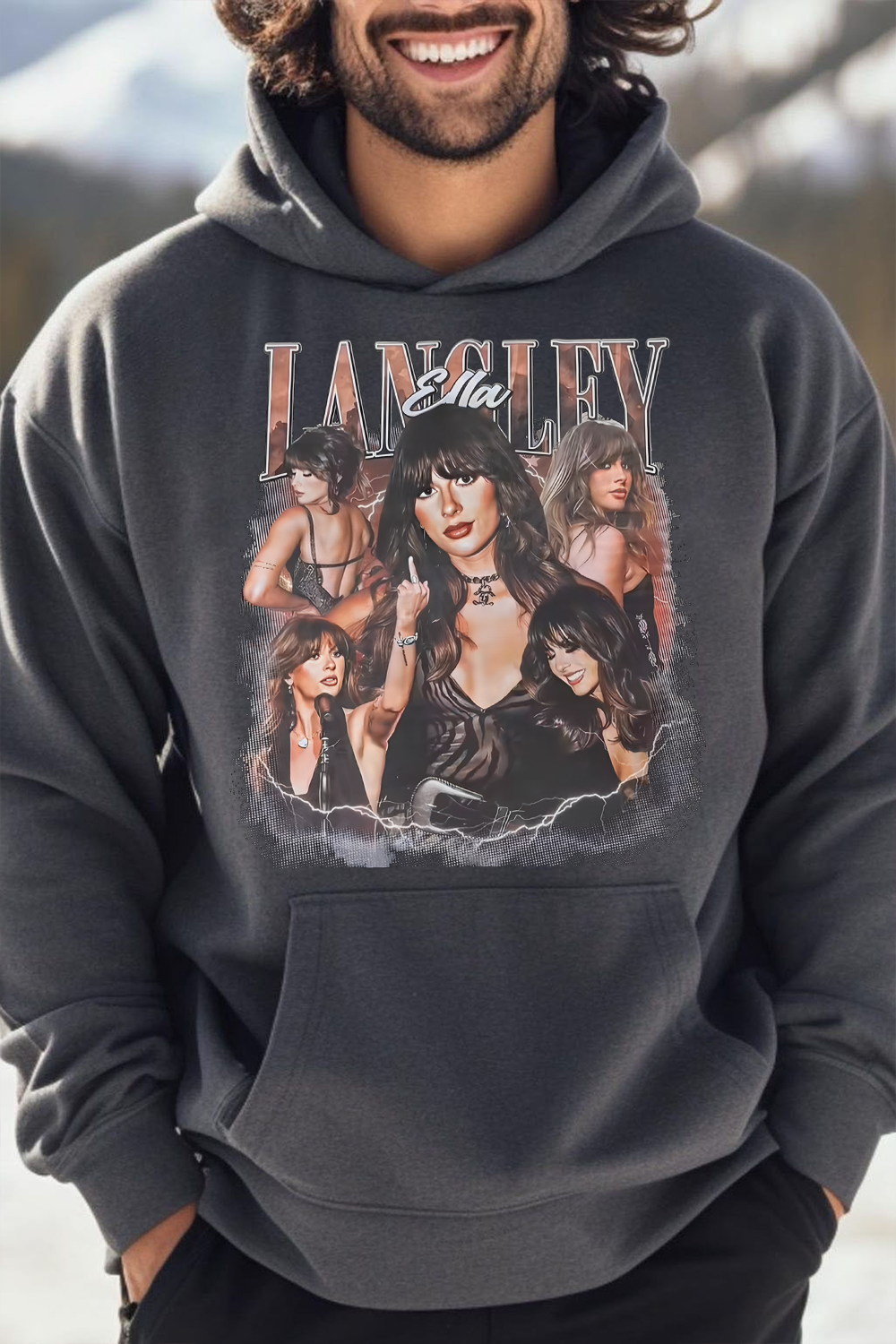 Ella Langley Printed Hoodie