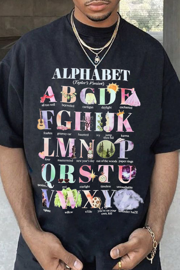 T S Swiftie Alphabet  Men's  T-Shirt