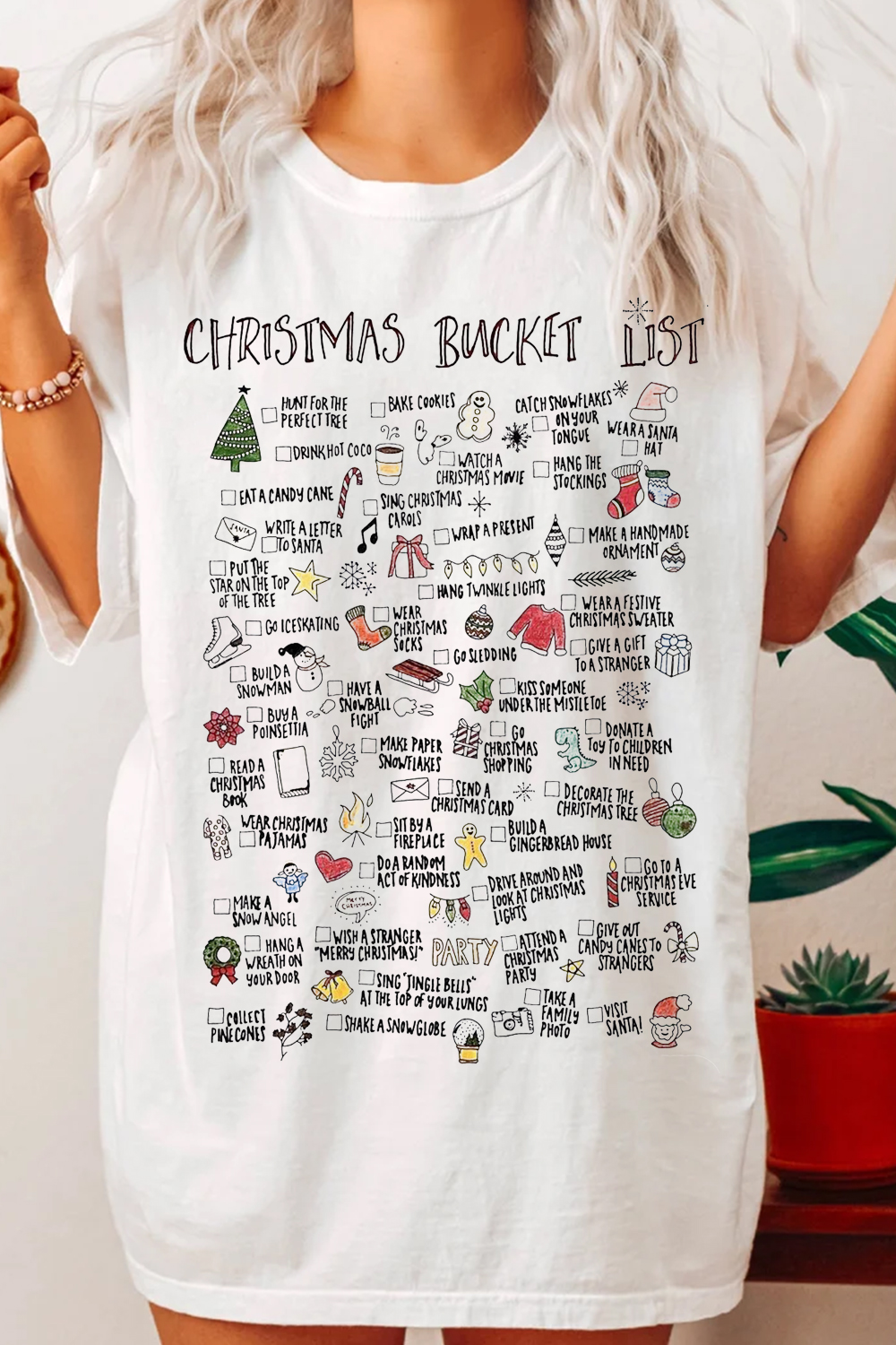 Christmas Letter Short Sleeve T-Shirt