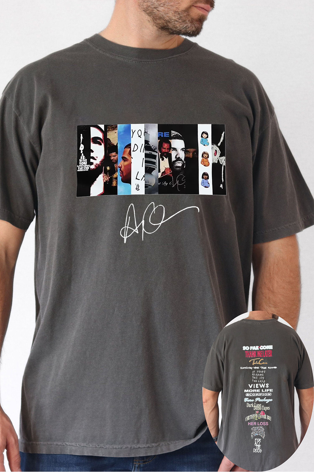 DRAKE crew neck t-shirt