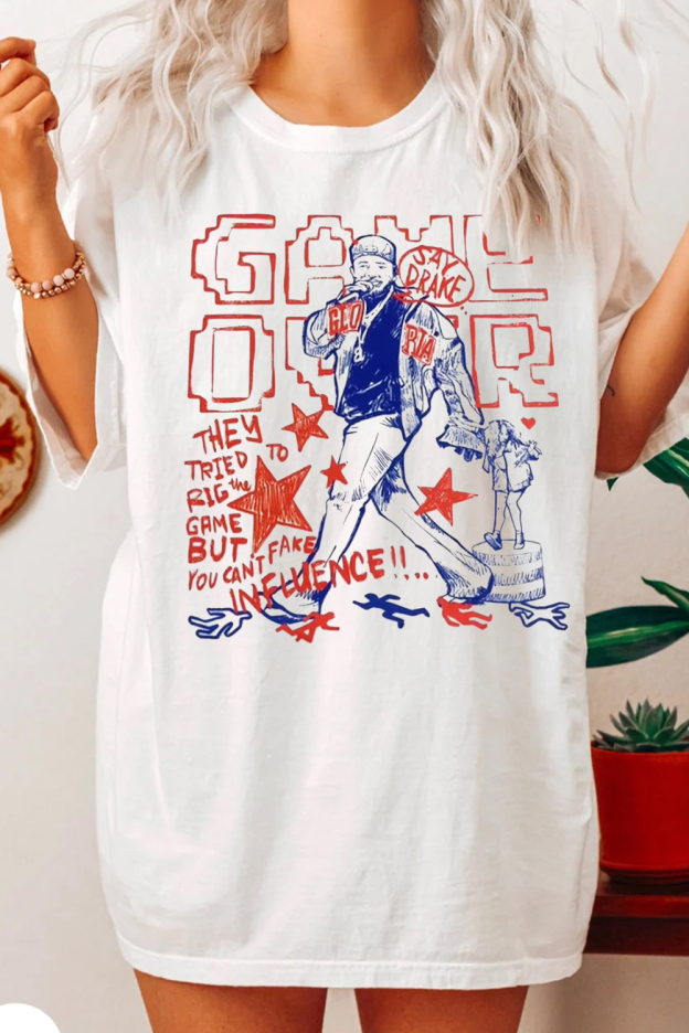 Hey Drake, did you turn your tv off?? t-shirt