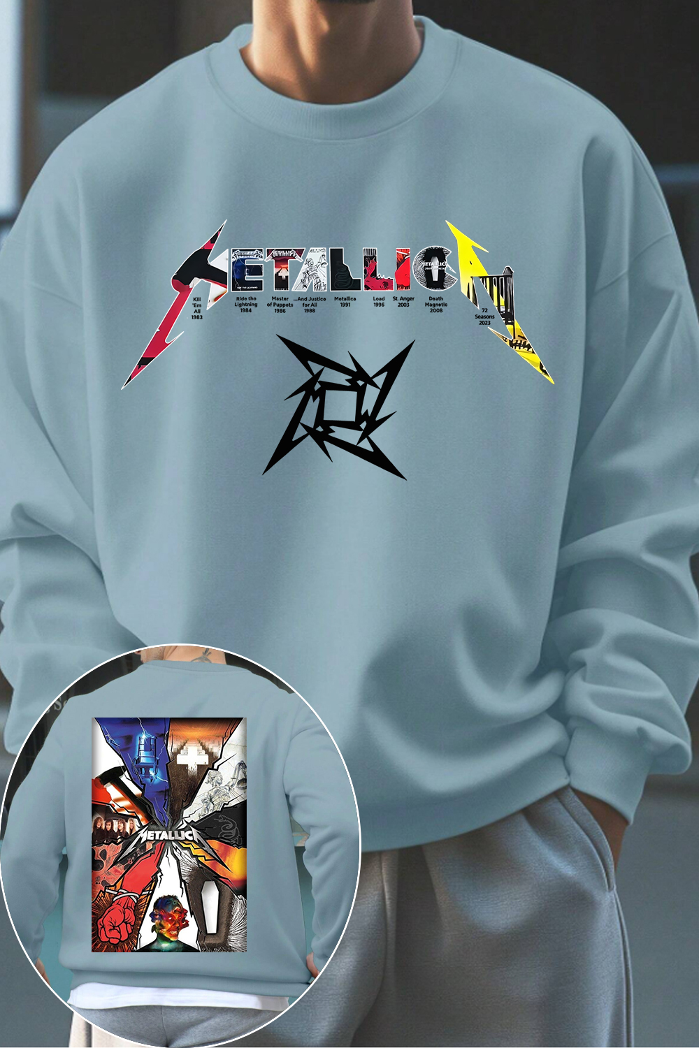 metallica2025 MEN SWEATSHIRT