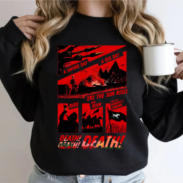 Lord of the Rings-Cycling Print Short Sleeve T-Shirt