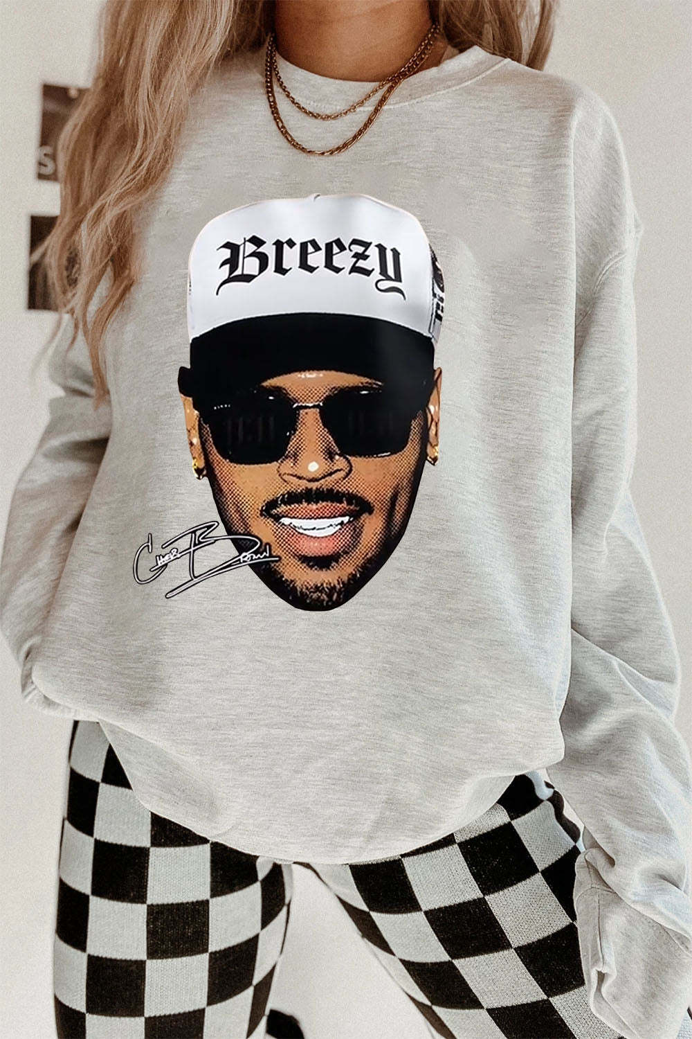 Breezy Chris Brown Merch Sweatshirt For Women