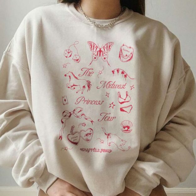 Chappell Roan The Midwest Princess Tour Vintage – Sweatshirt