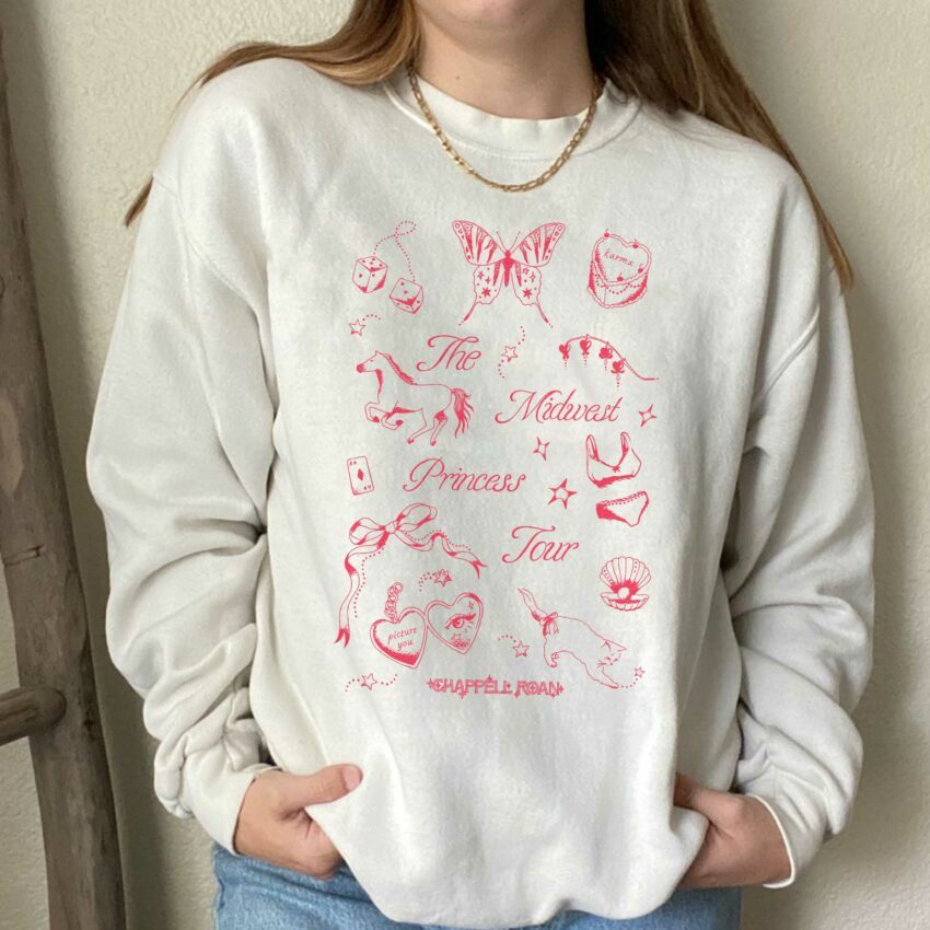 Chappell Roan The Midwest Princess Tour Vintage – Sweatshirt