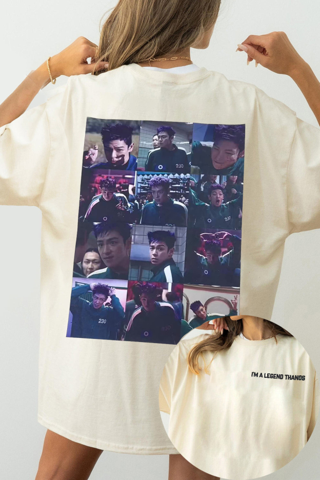 I'M A LEGEND THANOS Squidgame Both Side T-shirt