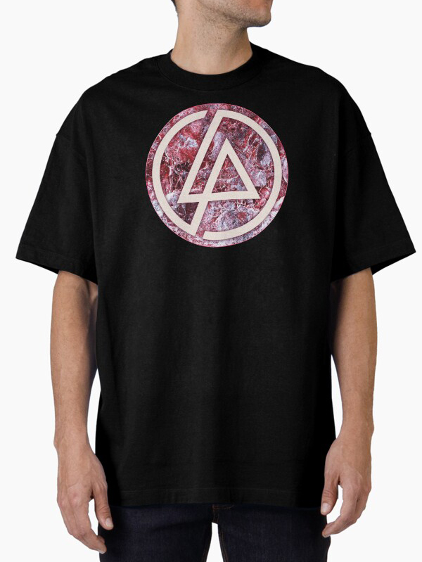 Linkin Park Logo - Pink Rock Classic T-Shirt