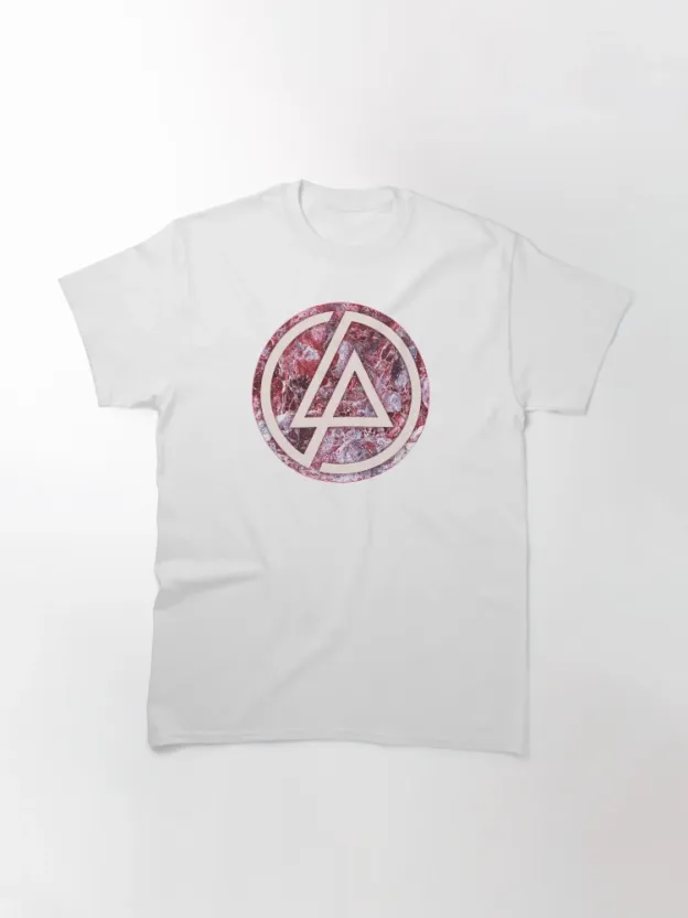 Linkin Park Logo - Pink Rock Classic T-Shirt