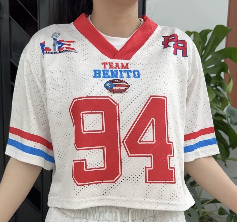 Cool Bunny Jersey for Breezy Bowl 2026 🔥Team Benito Football Crop Jersey