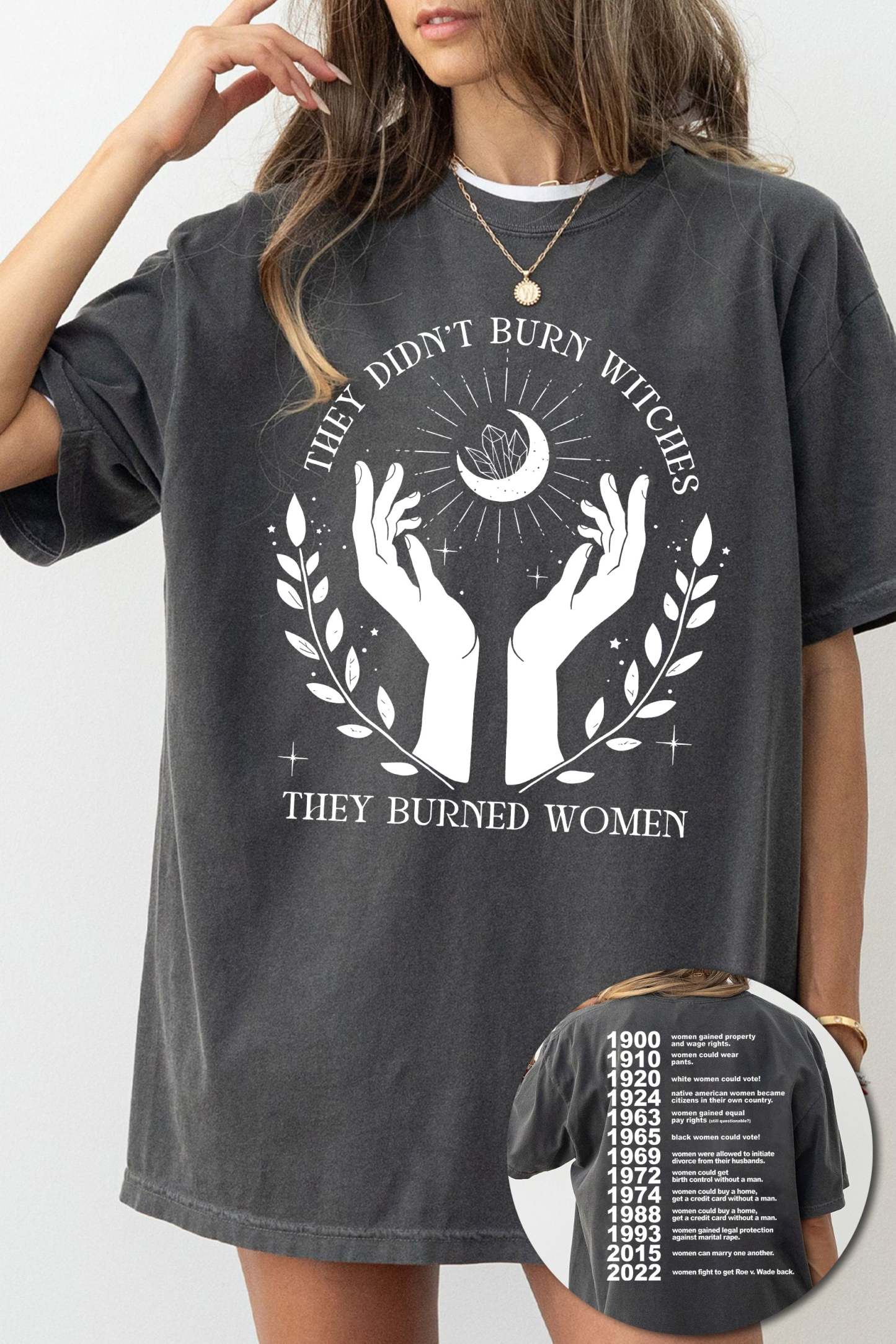 They Didn’t Burn Witches Tee For Women