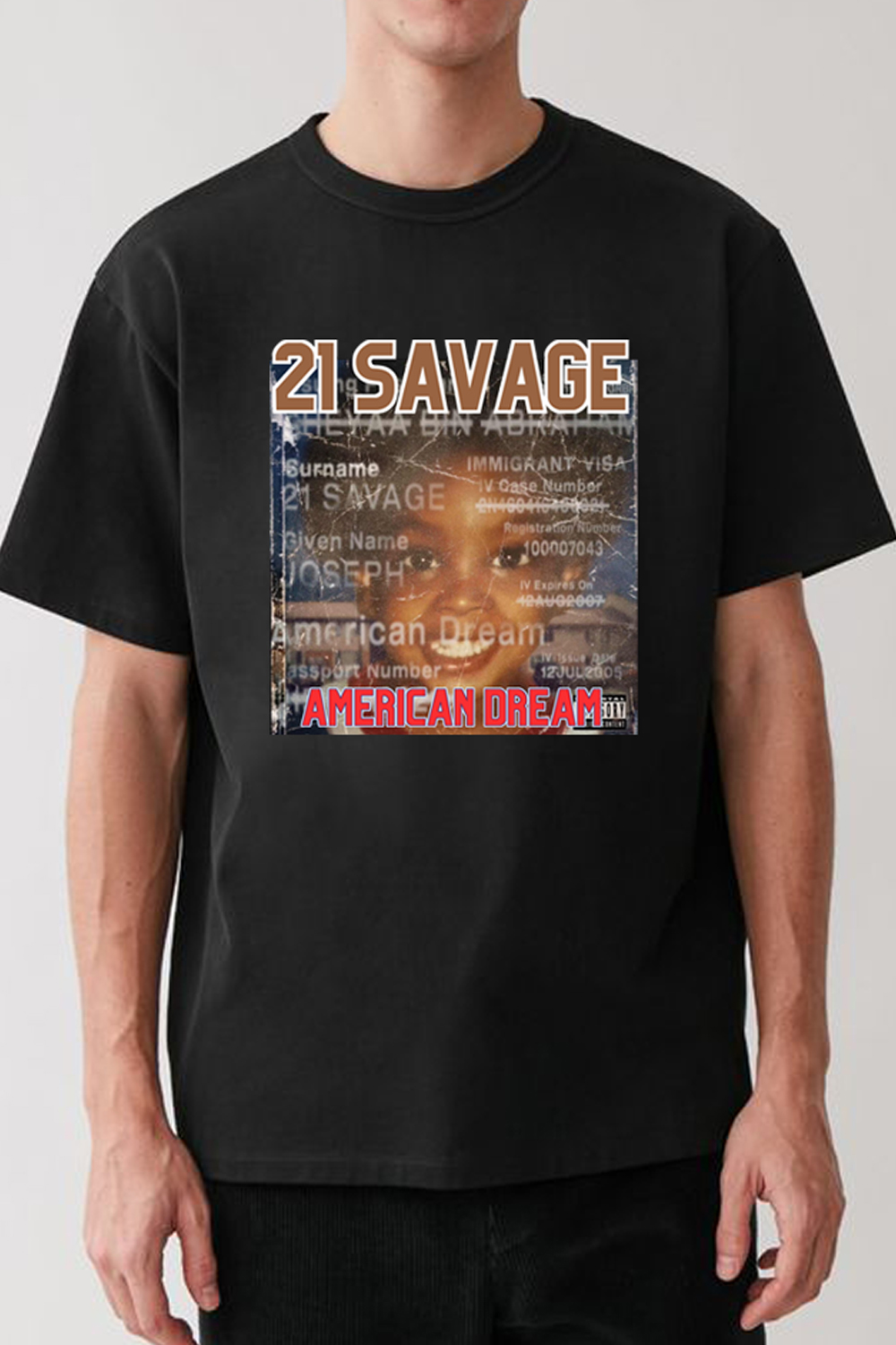 21 Savage American Dream Album Hoodie  T-Shirt