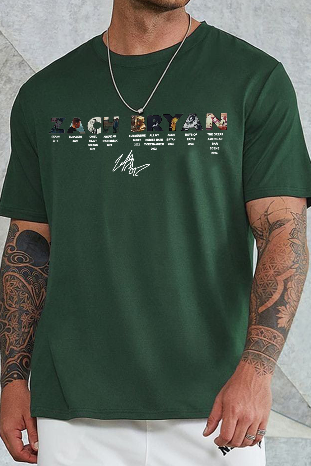 zachbryan short-sleeved men's shirt