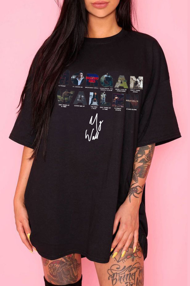 morganwallen cartoon short-sleeved women's t-shirt