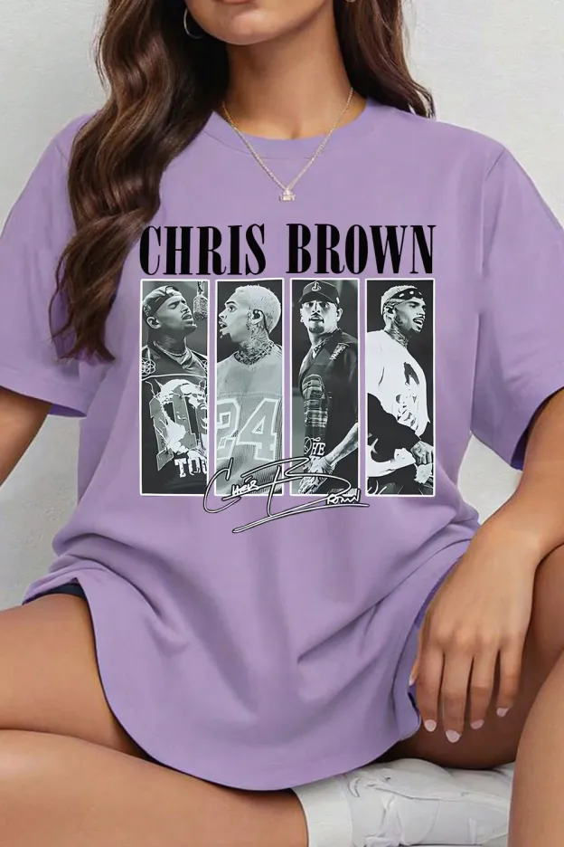 Chris Brown Concert Merch Tee For Women