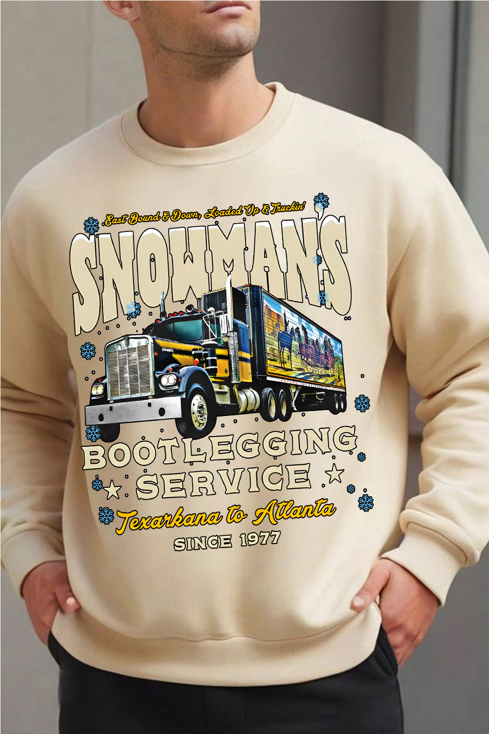 Christmas Smokey and the Bandit Men Sweatshirt