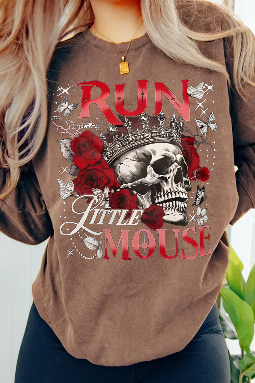 spicybooktok skull ladies sweatshirt