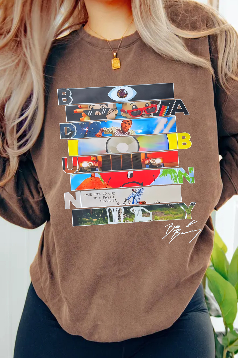 Bad Bunny Signature Sweatshirt For Women