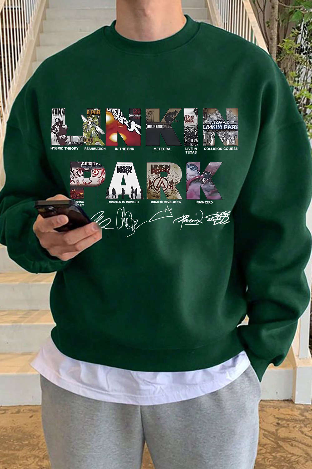 linkin Album Sweatshirt For Men