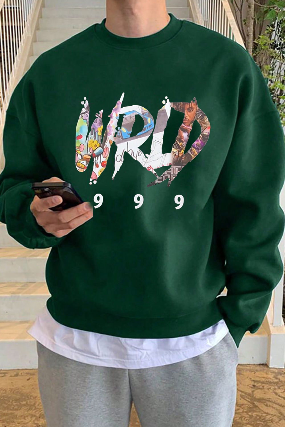 Juice Wrld Lettering Men's Sweatshirt