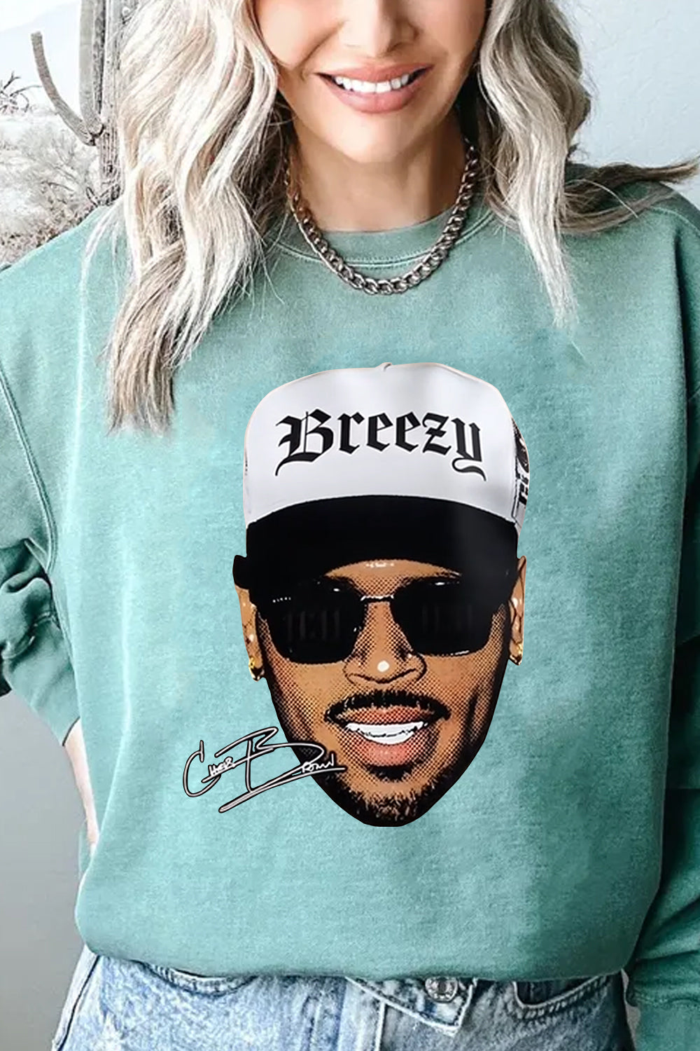 Breezy Chris Brown Merch Sweatshirt For Women