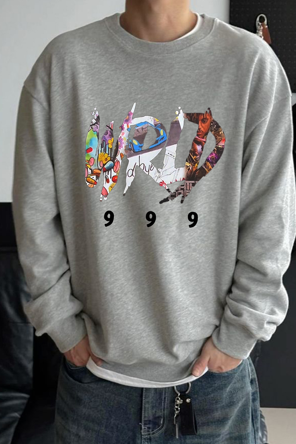 Juice Wrld Lettering Men's Sweatshirt