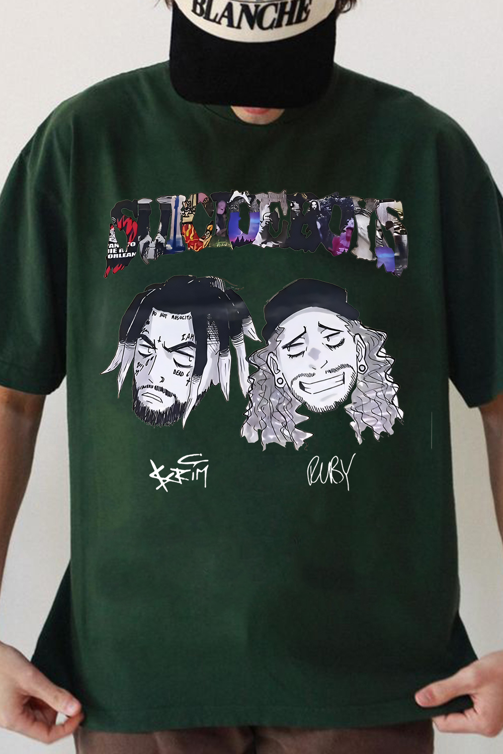 Suicideboys cartoon casual men's T-shirt