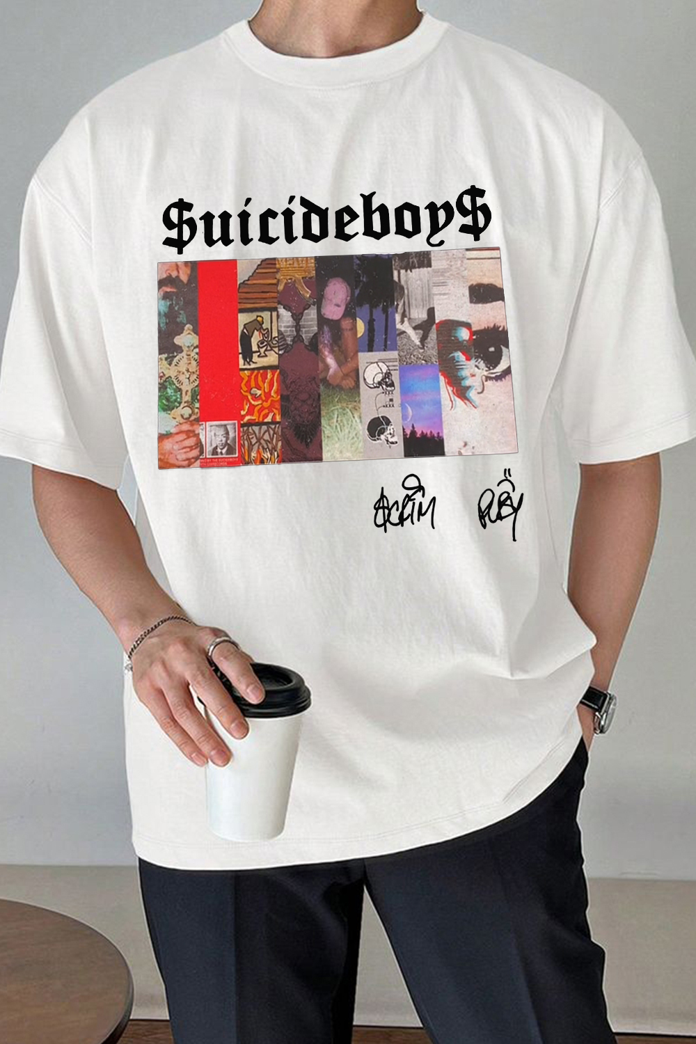 $uicideboy$ printed men's short-sleeved T-shirt