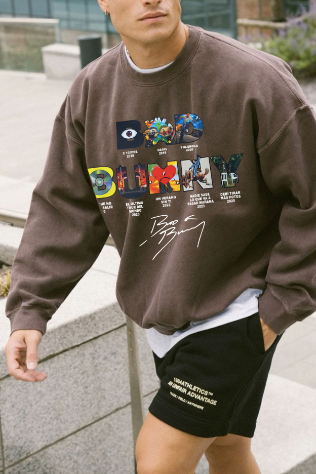 Bad Bunny Concert DTML Album Sweatshirt For Men